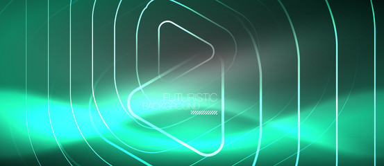 Vector neon color abstract background