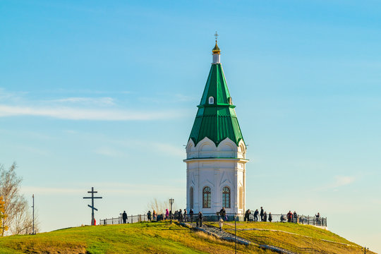 Chapel of Paraskeva Pyatnitsa at the Karaulnaya mountain in Krasnoyarsk