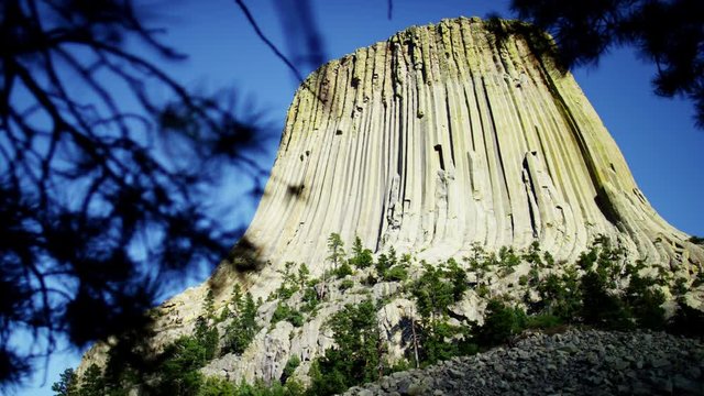 Devils Tower a National Monument in Wyoming National Park USA