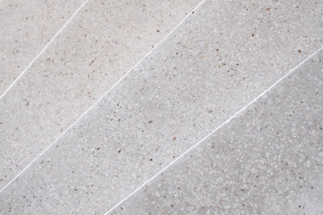 Stairs Terrazzo polished stone walkway and floor, pattern and color surface marble and granite stone, material for decoration background texture, interior design. selective focus.