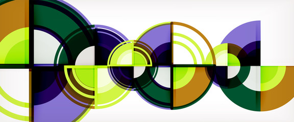 Obraz premium Modern geometric abstract background