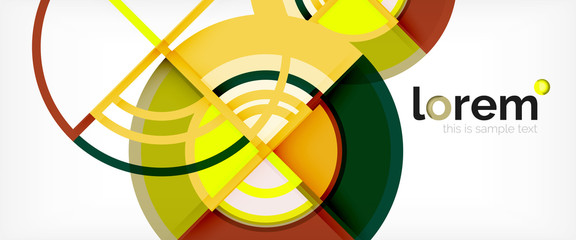 Obraz premium Modern geometric abstract background