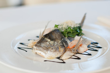 fried fish on a plate