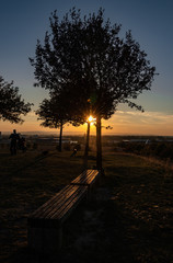 Fototapeta premium Kronsberg Hannover Abendstimmung