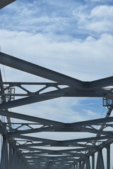 Steel beams in the sky