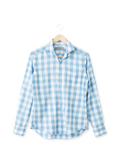 チェック柄のシャツ