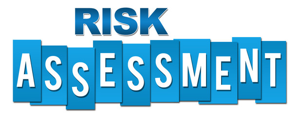 Obraz premium Risk Assessment Professional Blue 