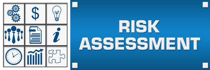Risk Assessment Business Symbols Grid Left 