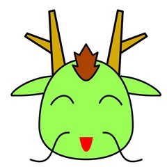 十二支の動物　笑顔アイコン