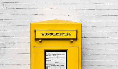 Wunschzettel Briefkasten