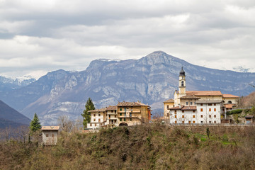 Fototapeta na wymiar Im Valle di Ronchi Tal