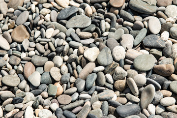 different stones as background