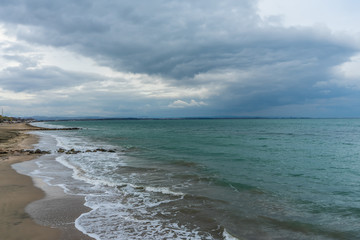 Fototapeta na wymiar Winter sea landscape