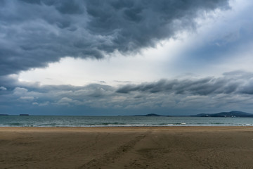 Winter sea landscape