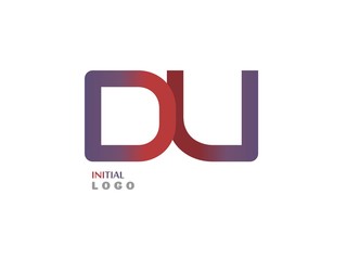 DU Initial Logo for your startup venture