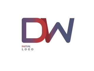 DW Initial Logo for your startup venture