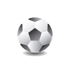 Fototapeta premium Vector illustration of Football icon with light gradient on isolated white background.