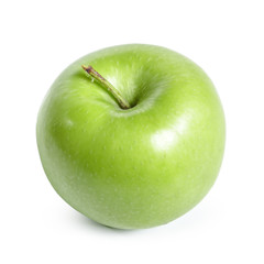 Green apple, isolated on white background