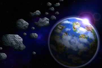 Abstract Space Landscape