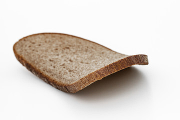 Alte trockene Brotscheibe