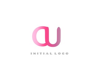 CU Initial Logo for your startup venture
