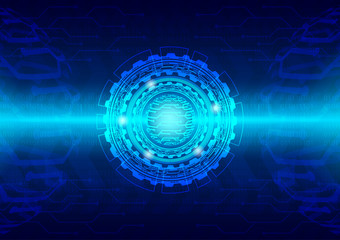 Hi-tech technology concept, abstract background.