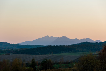 Obraz premium 北海道美瑛・秋の風景