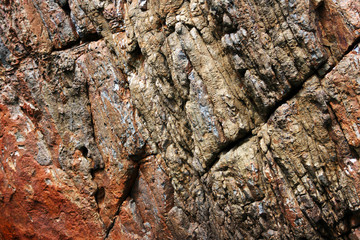 Crevasse rocheuse