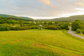 Sunrise view near Margaree Forks, Cape Breton