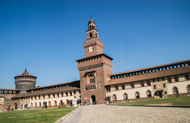 Château des Sforza, Milan (Italie)