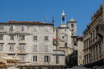 Fototapeta na wymiar Place du peuple, Split (Croatie)