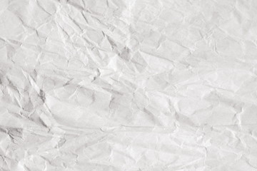 Backgrounf of old crumpled craft package wrapping paper texture