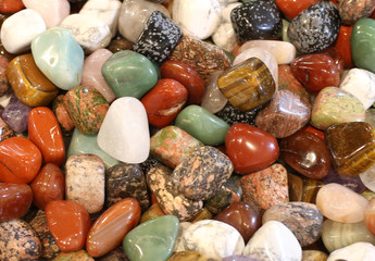 many precious stone for sale in the shop
