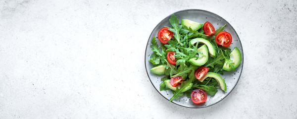 Avocado Tomatoes Arugula Salad