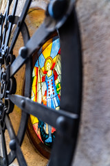 stained glass window