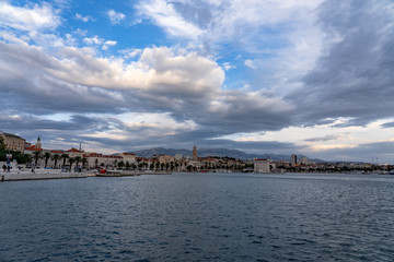 cloudy view of split
