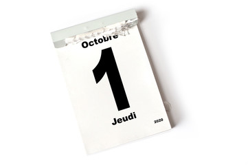 1. Octobre 2020