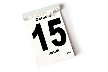 15. Octobre 2020