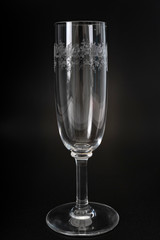 drinking glass in studio