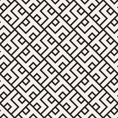 Vector seamless lines mosaic pattern. Modern stylish abstract texture. Repeating geometric tiles