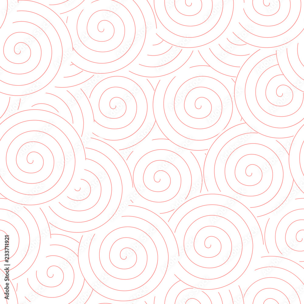 Poster Abstract geometric pattern with swirls . Spiral shapes background. EPS 10 stock vector.