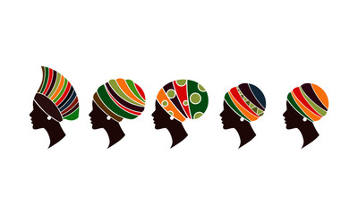 African women wearing head wraps