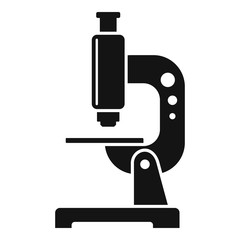 Modern microscope icon. Simple illustration of modern microscope vector icon for web design isolated on white background