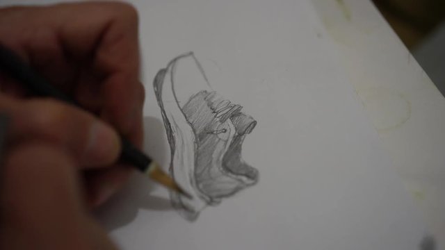 A Man Shoes design sketching. A fashion designer design shoes