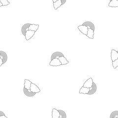 Rainbow pattern seamless vector repeat geometric for any web design