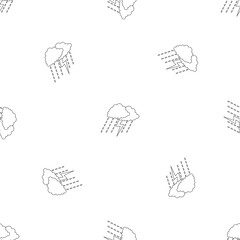 Thunderstorm pattern seamless vector repeat geometric for any web design