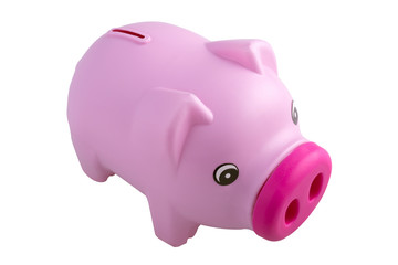 pink piggy bank