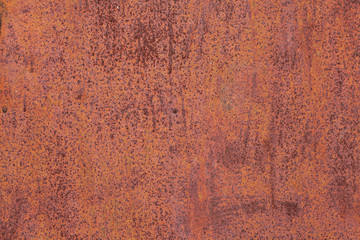Oxide steel texture for background. Rusty metal panel with streaks of rust. Corrosive and oxidizer board for design.