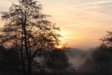 Sonnenaufgang über der Hunte