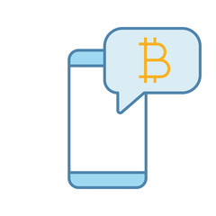 Bitcoin chat color icon